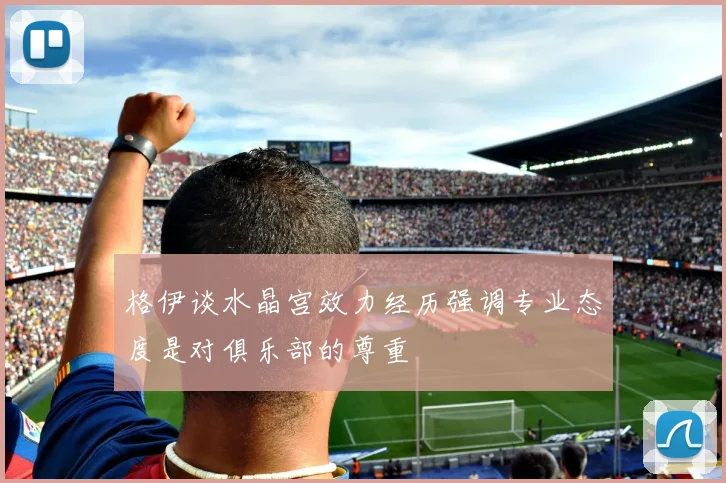 格伊谈水晶宫效力经历强调专业态度是对俱乐部的尊重